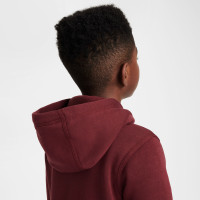 Nike Liverpool Club Survêtement Sweat à Capuche 2024-2025 Enfants Bordeaux Jaune Blanc