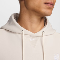 Sweat à capuche Nike Liverpool Standard Issue 2024-2025 Beige Blanc