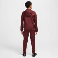 Nike Liverpool Strike Survêtement à Capuche Full-Zip 2024-2025 Enfants Bordeaux Jaune