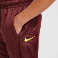 Nike Liverpool Strike Survêtement à Capuche Full-Zip 2024-2025 Enfants Bordeaux Jaune