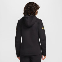 Nike FC Barcelone Tech Fleece Survêtement 2024-2025 Femmes Noir Doré