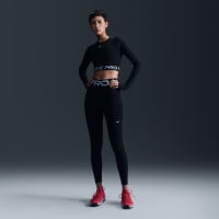 Legging de sport Nike Pro Sculpt pour femme, noir et blanc