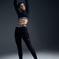 Legging de sport Nike Pro Sculpt pour femme, noir et blanc