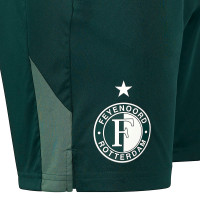 Pantalon d'entraînement Castore Feyenoord 2024-2025 Vert Foncé Blanc