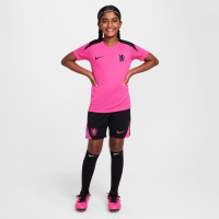 Nike Chelsea Strike Trainingsshirt 2024-2025 Kids Roze Zwart