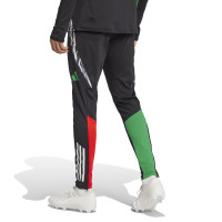 adidas Arsenal Trainingsbroek Europees 2024-2025 Zwart Wit Rood Groen