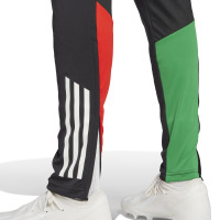 adidas Arsenal Trainingsbroek Europees 2024-2025 Zwart Wit Rood Groen