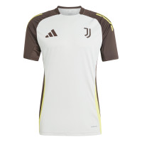 adidas Juventus Trainingsset Europees 2024-2025 Grijs Olijfgroen Geel