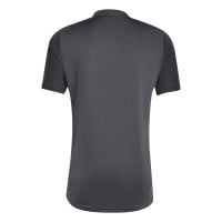 adidas Manchester United Maillot d'Entraînement Europe 2024-2025 Gris Foncé Noir Rouge Blanc