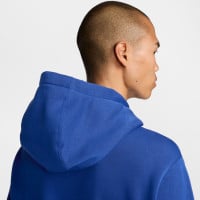 Nike Chelsea Club Survêtement Sweat à Capuche 2024-2025 Bleu Bleu Clair Orange