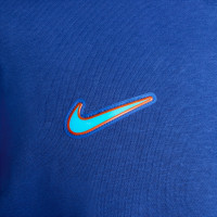 Nike Chelsea Club Survêtement Sweat à Capuche 2024-2025 Bleu Bleu Clair Orange