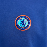 Nike Chelsea Club Survêtement Sweat à Capuche 2024-2025 Bleu Bleu Clair Orange