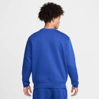 Nike Chelsea Club Sweat-Shirt 2024-2025 Bleu Bleu Clair Orange