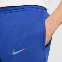 Nike Chelsea Club Pantalon de Jogging 2024-2025 Bleu Bleu Clair Orange