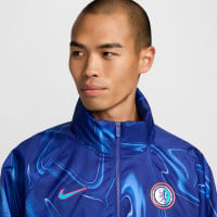 Veste de pluie Nike Chelsea 2024-2025 bleu rouge