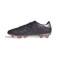 adidas Copa Pure 2 Pro Gras Voetbalschoenen (FG) Donkerpaars Zilver Roze