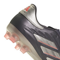 adidas Copa Pure 2 Pro Gras Voetbalschoenen (FG) Donkerpaars Zilver Roze