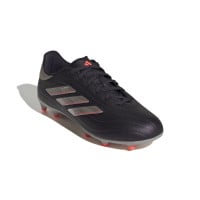 adidas Copa Pure 2 League Gras Voetbalschoenen (FG) Kids Donkerpaars Zilver Roze