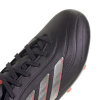 adidas Copa Pure 2 League Gras Voetbalschoenen (FG) Kids Donkerpaars Zilver Roze