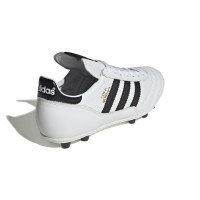 adidas Copa Mundial Gazon Naturel Chaussures de Foot (FG) Blanc Noir Doré