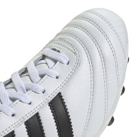 adidas Copa Mundial Gazon Naturel Chaussures de Foot (FG) Blanc Noir Doré