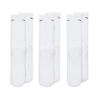 Chaussettes de sport rembourrées Nike Everyday, lot de 3, blanches