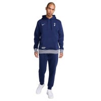 Nike Tottenham Hotspur Club Survêtement Sweat à Capuche 2024-2025 Bleu Foncé Blanc