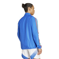 adidas Italië Anthem Trainingsjack Reversible 2024-2026 Blauw Wit