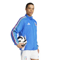 adidas Italië Anthem Trainingsjack Reversible 2024-2026 Blauw Wit