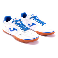 Joma Top Flex Chaussures de Foot en Salle (IN) Blanc Bleu Brun