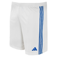 Pantalon d'entraînement adidas MiEntrada 22 pour femme, blanc et bleu