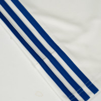 Pantalon d'entraînement adidas MiEntrada 22 pour femme, blanc et bleu