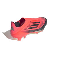 adidas F50+ Gazon Naturel Chaussures de Foot (FG) Rouge Vif Noir Argenté