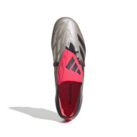 adidas Predator Elite Crampons Vissés Chaussures de Foot (SG) Argenté Noir Rose