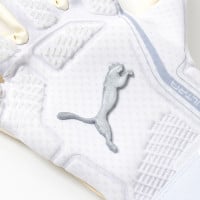 PUMA Ultra Ultimate Hybrid Gants de Gardien de But Blanc Argenté