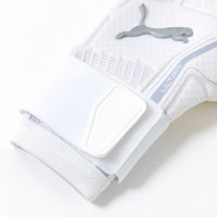 PUMA Ultra Ultimate Hybrid Gants de Gardien de But Blanc Argenté