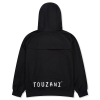 Coupe-vent Touzani Beni pour enfants, noir et blanc