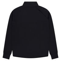 Haut d'entraînement Touzani Platinum 1/4-Zip pour enfant, noir et blanc