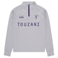 Haut d'entraînement Touzani Platinum 1/4-Zip pour enfant gris violet