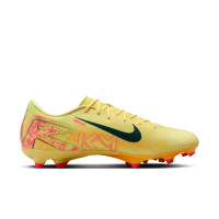 Nike Zoom Mercurial Vapor 16 Mbappé Academy Gras / Kunstgras Voetbalschoenen (MG) Geel Roze Oranje