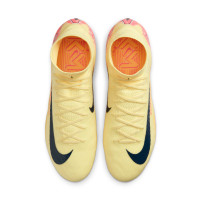 Nike Zoom Mercurial Superfly 10 Mbappé Elite Gras Voetbalschoenen (FG) Geel Roze Oranje