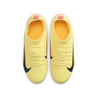 Nike Mercurial Superfly 10 Mbappé Club Gras / Kunstgras Voetbalschoenen (MG) Kids Geel Roze Oranje