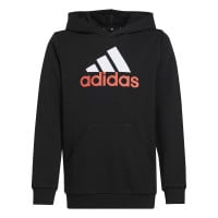 adidas Essentials Big Logo Hoodie Kids Zwart Wit Rood