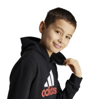 adidas Essentials Big Logo Survêtement à Capuche Jogging Enfants Noir Blanc Rouge