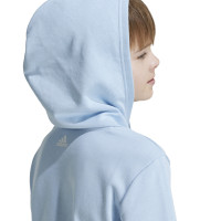 adidas Essentials Big Logo Survêtement à Capuche Jogging Enfants Bleu Clair Bleu Foncé