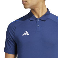 Polo de compétition adidas Tiro 24 bleu foncé