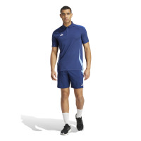 adidas Tiro 24 Competition Polo Donkerblauw Blauw Lichtblauw