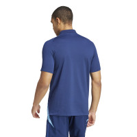 Polo de compétition adidas Tiro 24 bleu foncé