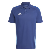 adidas Tiro 24 Competition Polo Donkerblauw Blauw Lichtblauw