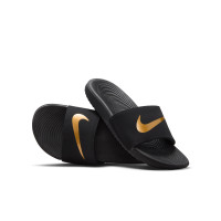 Nike Kawa Slippers Kids Zwart Goud